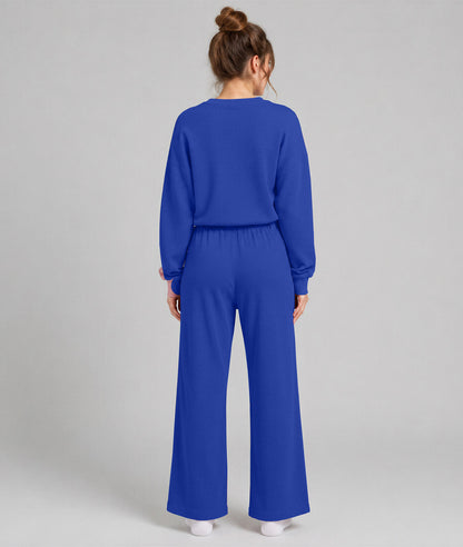 Waffle Knit Stretch Pants – Soft 2-Way Stretch Comfort Lounge Pant