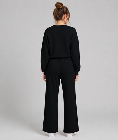 Waffle Knit Stretch Pants – Soft 2-Way Stretch Comfort Lounge Pant