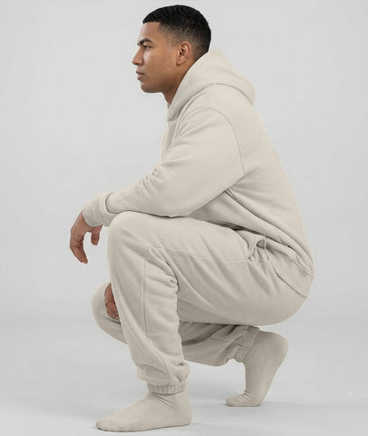 Signature Fit Sweat Pant - Premium Brushed Fleece Straight-Leg Lounge Pants