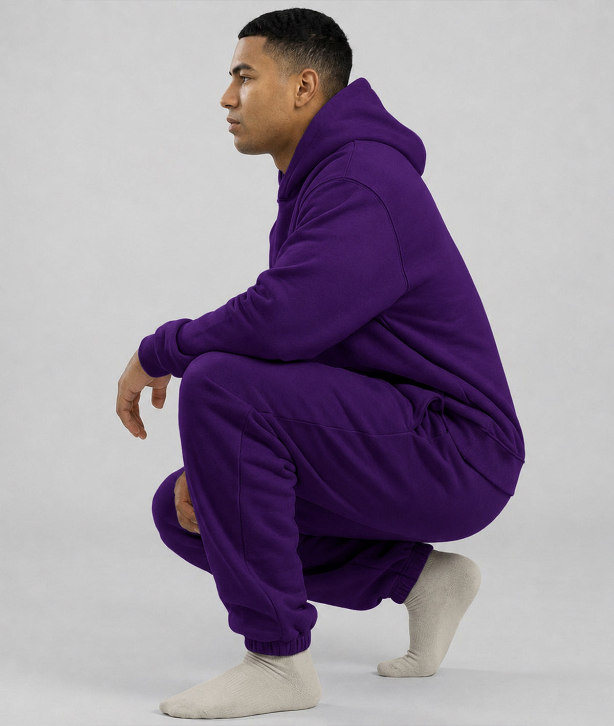 Signature Fit Sweat Pant - Premium Brushed Fleece Straight-Leg Lounge Pants
