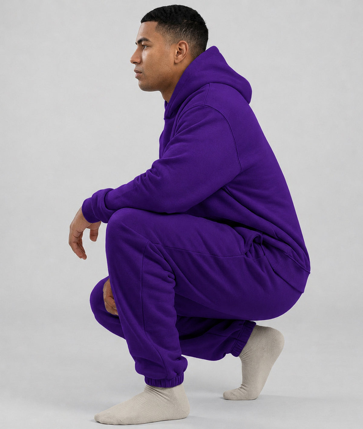 Signature Fit Sweat Pant - Premium Brushed Fleece Straight-Leg Lounge Pants